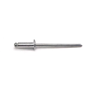 Rivets pleins en acier inoxydable à tête ronde, brillants, non revêtus, diamètre 0,125 po, tête 0,156 po, rivets aveugles CLASSE 4 ISO - Product Image 1