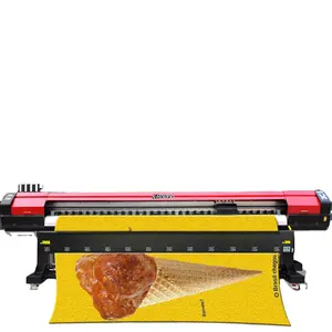 Mesin Cetak untuk Usaha Kecil Pabrik 3.2M/10ft Pencetak Digital Format Besar Pencetak Foto Printer Flex Banner Printer