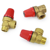 Soupape de sécurité en laiton 1/2 pouce DN15 1/2 pouce 3/5/6/8 bars pour chauffe-eau, chauffe-eau solaire, chaudière