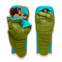 Fabricant ultraléger portable sac de couchage en duvet de canard imperméable pour l'extérieur sac de couchage en duvet d'oie de camping unique