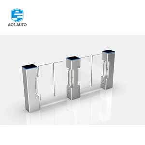 ACS AUTO Porte battante en acier inoxydable robuste-Capteurs anti-collision et indice IP54 pour les voies de contrôle des supermarchés - Product Image 5