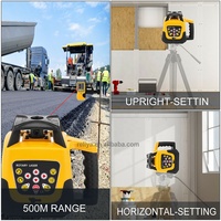 Niveaux laser rotatifs extérieurs automatiques de 500m avec laser à nivellement automatique de niveau trépied