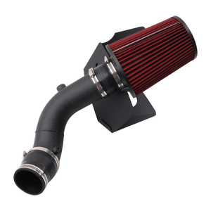 Prise d'air froid haute performance et filtre à haut débit pour Mitsubishi Lancer EVO 10 X 2.0L Turbo MR GSR 2008-2015 AIM061-BK-RD - Product Image 2