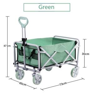 भारी-शुल्क क्षमता उद्यान फोल्डेबल आउटडोर बहु-कार्यात्मक वाहन, कैंपिंग फोल्डेबल समुद्र तट वाहन पोर्टेबल शिविर ट्रॉली - Product Image 6