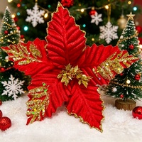 Maßgefertigte Mattierte Weihnachts-Blumendekoration für Traditionelle Weihnachtsdekoration
