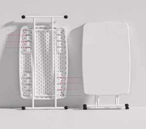 छोटे बेडसाइड लैपटॉप टेबल होम ऑफिस सरल कोने अध्ययन लिखने योग्य फोल्डेबल मिनी सफेद कंप्यूटर डेस्क - Product Image 4