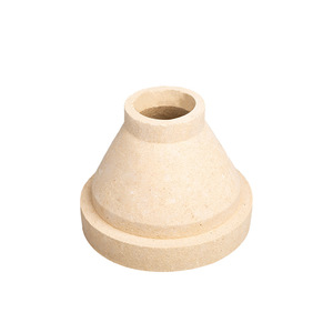 Base de Filtro de Cerámica de Alúmina, Gran Diámetro, Resistente a Altas Temperaturas, Refractaria, 1580-1770C, Forma Tubular - Product Image 4
