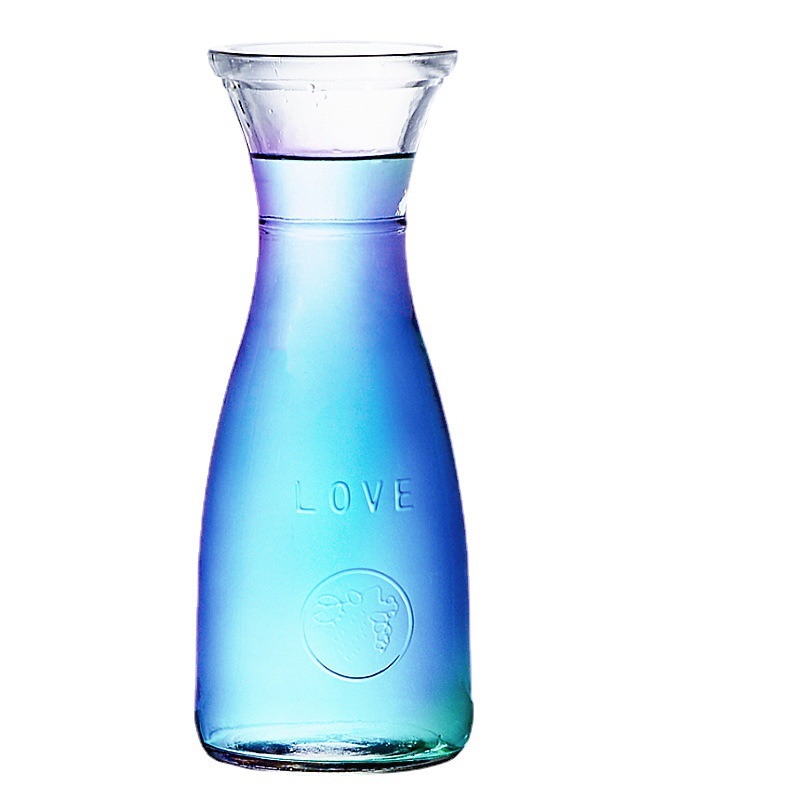 350ml 500ml 1000ml glass Pitcher glass cold water bottle cool kettle glass jug
