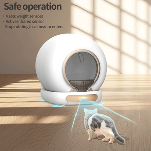 <span class=keywords><strong>Caja</strong></span> de <span class=keywords><strong>arena</strong></span> <span class=keywords><strong>para</strong></span> <span class=keywords><strong>gatos</strong></span> automática de nuevo diseño, autolimpieza con aplicación remota, control de olores con certificados, <span class=keywords><strong>caja</strong></span> de <span class=keywords><strong>arena</strong></span>, <span class=keywords><strong>caja</strong></span> de <span class=keywords><strong>arena</strong></span> eléctrica - Product Image 5