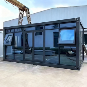 Casa Contenedor de Acero de Alta Calidad, Diseño Mediterráneo con Paredes de Vidrio, Villa Móvil Prefabricada, Edificio Modular para Centro Comercial - Product Image 4