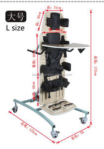 Chaise d'entraînement multifonctionnelle, table à manger pour enfants, rééducation <span class=keywords><strong>de</strong></span> la paralysie cérébrale, utilisation quotidienne, aide à la marche, acier léger - Product Image 3