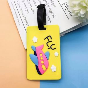 PVC Round Luggage <b>Tag</b> <b>Name</b> Bag Card Holder Square Travel Suitcase Baggage <b>Tags</b> - Product Image 1