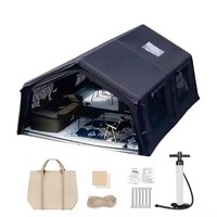 Grande Tente de Camping Gonflable pour 3 Personnes, auvent Extérieur à 1 Pièce, en Tissu Oxford, pour Famille