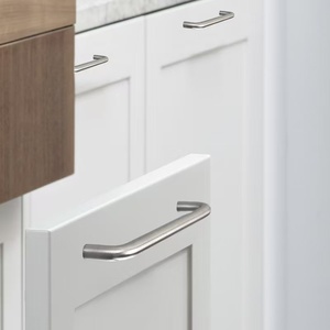 Hot Sale Solid 304 Stainless Steel Cabinet Handles Black Brushed Silver Wardrobe Handle U Shape Bridge Furniture Drawer <strong>Knobs</strong> - Product Image 4
