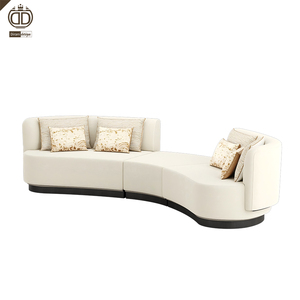 โซฟาผ้าหรูหราทรงโค้งมนสไตล์โมเดิร์นแบบมินิมอลสำหรับวิลล่า ยี่ห้อ Foshan Furniture Frato - Product Image 3