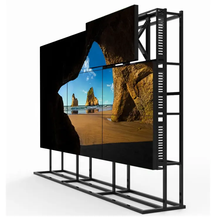 3X3 Led Video Wall 46 Inch With Floor Stand Bracket