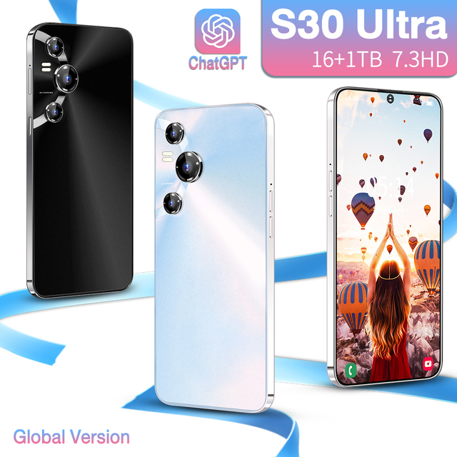 S30 Ultra 2026 Hot Selling Smartphone Real 4G 10-Core CPU Dual SIM