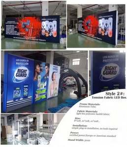 Caja de Luz LED Rectangular de Aluminio para Exteriores, Impermeable, de Alto Brillo, con 100% Poliéster, Tamaño y Color Personalizables para Ferias Comerciales - Product Image 3