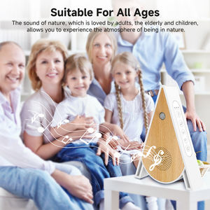 Yun Ingrosso Scatola Musicale Moderna con Cinguettio di Uccelli, Musica Rilassante con Canto di Uccelli Selvatici per Bagno, Chiusura a Pulsante - Product Image 6