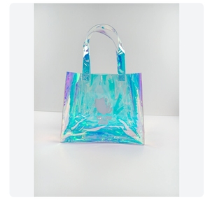 กระเป๋าพีวีซีสีรุ้ง - Product Image 2