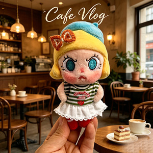 Angry Molly Plush Pendant Doll Clothes Heart Fire Bloom Series Candy <strong>Party</strong> Dress Western-style Unisex 14 Years Reusable Easy - Product Image 1
