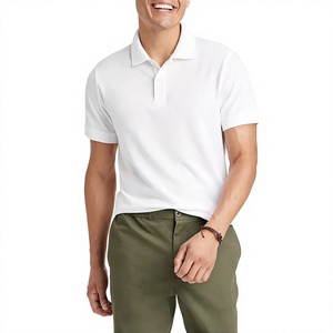 Étiquette personnalisée de haute qualité avec logo OEM pour chemise homme, 50% coton/50% polyester, 220 grammes, séchage rapide, couleur unie - Product Image 5