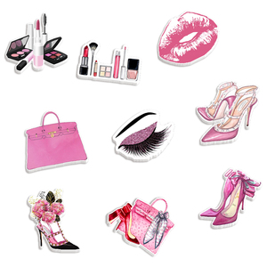 Juego de 9 Piezas de Resina Decorativa Plana para Manualidades, Lazos, Colgantes, Maquillaje, Decoración de Fundas de Teléfono, DIY - Product Image 2