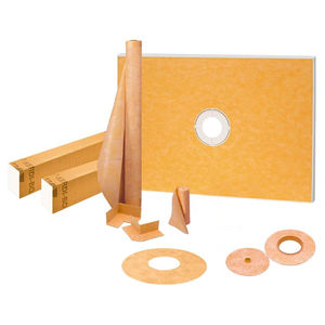 Bak Mandi EPS Schluter OEM Pabrik dengan Membran Anti Air, Baki Mandi Busa, dan Saluran Pembuangan Baja Tahan Karat - Product Image 1