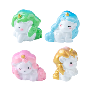 Nuova fantasia auto decorazione giardino animale collezione di unicorno statua Mini <span class=keywords><strong>animali</strong></span> in resina alla rinfusa giocattoli decorativi per bambini piccoli - Product Image 1