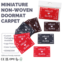 Tapis de sol non tissé personnalisé en gros pour maison de poupée mini 1:12, ODM OEM, motif Hello Elves, accessoires de photographie, mini tapis