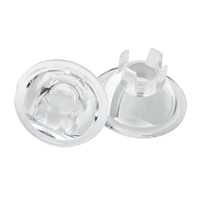 Lentilles LED en PMMA 30 degrés, diamètre 21,2 mm, conception TIR haute efficacité, transmittance >90%, kit de lentilles optiques LED pour plantes