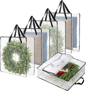 ถุงเก็บของอเนกประสงค์พลาสติกใส PP ขนาดใหญ่ สำหรับใส่ผ้าห่ม เสื้อผ้า ของใช้เดินทาง พกพาสะดวก ใช้สำหรับจัดเก็บสัมภาระ - Product Image 1