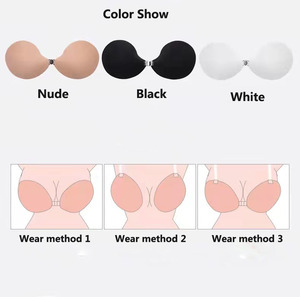 Phụ Nữ Mới Của Thời Trang Liền Mạch Núm Vú Bìa Ngực Hỗ Trợ <span class=keywords><strong>Push</strong></span> UPS Sexy Backless Tái Sử Dụng Silicone Vô Hình Áo Ngực - Product Image 3