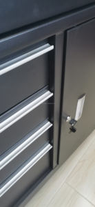 Robuste, 36 pouces Armoire d'atelier mobile noire à 5 tiroirs, coffre à outils pour salons <span class=keywords><strong>de</strong></span> coiffure et salons <span class=keywords><strong>de</strong></span> tatouage - Product Image 6