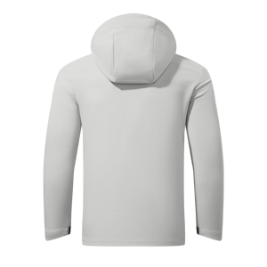 Jaket kustom tahan air dengan hoodie, jaket kustom ritsleting penuh, baju latihan olahraga bulu domba - Product Image 4