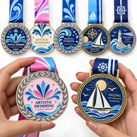 Fabricants de médailles sportives personnalisées, médailles de voile sur mesure, médailles de natation artistique pour récompenses