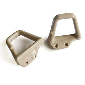 Attache de ceinture de sécurité Pontiac Firebird 1993-2002 en plastique ABS noir beige, paire - Product Image 4