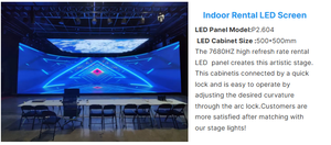 Pantalla LED Capacitiva HD P3.91 para Video Wall, Panel de Visualización de Alquiler para Interiores y Exteriores, para Fondo de Escenario, Conciertos, Eventos en Vivo, EE. UU. - Product Image 6