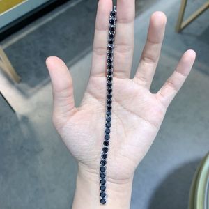 Bracelet Tennis Moissanite pour Hommes, Style Hip Hop Tendance, 5mm et 4mm, Accessoires de Bijouterie - Product Image 5