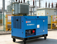 Générateurs diesel silencieux 15 kW, 20 kVA max, bicylindre en V, groupe électrogène portable, AVR, réservoir de carburant de 26 L, 220 V, 230 V, 400 V, 50/60 Hz, 1326 cm³