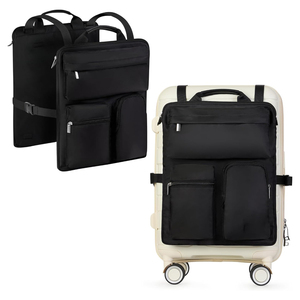 Organisateur de bagages pour sac de cabine avec sangles réglables, accessoires de voyage mains libres, pochette pour ordinateur portable - Product Image 1