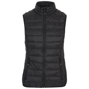 2024 Wholesale <strong>Woman</strong> Quilted Vest Lady Sleeveless Jacket <strong>Puffer</strong> Vest Padded <strong>Gilet</strong> - Product Image 3