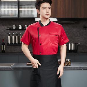 Vêtements de travail pour la restauration : Chemise blanche de cuisine, T-shirt de chef, Uniforme de boulanger, Vêtements de serveur, Veste de cuisinier pour chefs - Product Image 4