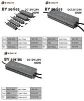 Precio de fábrica a prueba de agua DC12V 24V tira de luz LED fuente de alimentación AC a DC Led conmutación de luz potencia lineal regulable