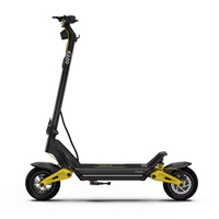 Trottinette électrique pliable OOTD S10 intelligente en alliage d'aluminium, propulsion arrière, trois vitesses réglables, batterie au lithium étanche