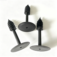 Bouchon de fixation pour isolation en PP à filetage métrique, fixateur d'isolation en plastique haute résistance pour travaux d'isolation en construction