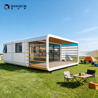 Conteneur Capsule Spatiale 20Ft 40Ft, Cabine Apple de Luxe Démontable, Maison Préfabriquée, Hébergement Extérieur à Panneaux Sandwich