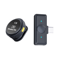Nouveau microphone cravate sans fil portable Type-C Q8 2.4G avec garantie d'un an pour l'enregistrement vidéo sur téléphone