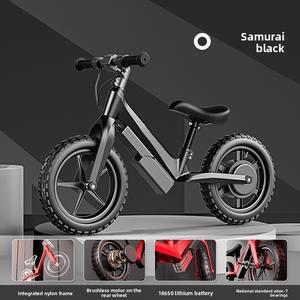 Ergonomic 12\" Unisex Kids Bicycle Single Speed No Pedal with Electronic Brake &amp; Adjustable Saddle for <strong>Girls</strong> &amp; Boys - Product Image 3