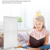 Plafonnier LED encastré OKELI 300x300 60x60 1200x300 1200x600 en aluminium et fer 18W 24W 48W 72W